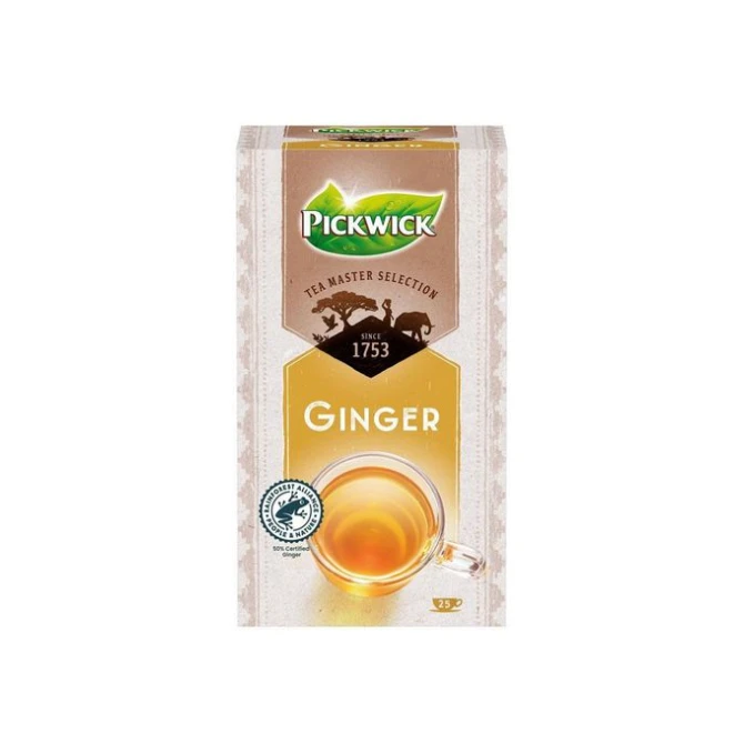 PICKWICK Tea Master Selection Ginger Tea (doos 4 x 25 stuks) PICKWICK Tea Master Selection Ginger Tea (doos 4 x 25 stuks)