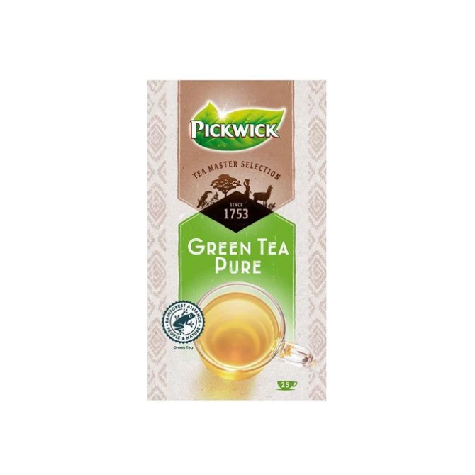 PICKWICK Tea Master Selection Green Tea Pure (doos 4 x 25 stuks) PICKWICK Tea Master Selection Green Tea Pure (doos 4 x 25 stuks)