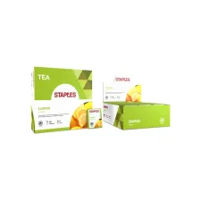 Staples Green Tea Lemon Thee (1 pak x 100 stuks)