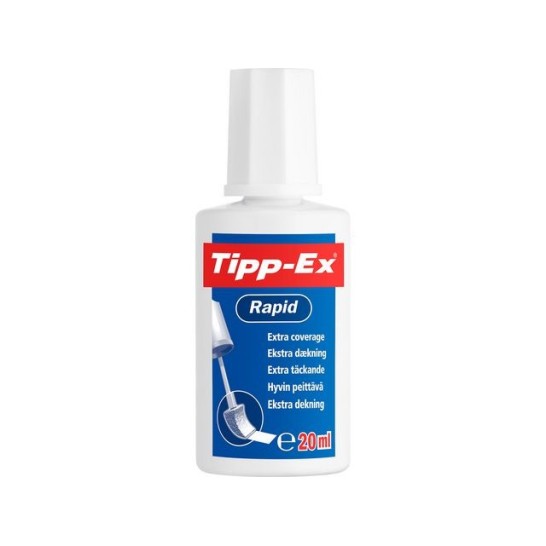 Tipp-Ex Correctievloeistof RAPID (fles 20 milliliter)