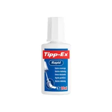 Tipp-Ex Correctievloeistof RAPID (fles 20 milliliter) Tipp-Ex Correctievloeistof RAPID (fles 20 milliliter)