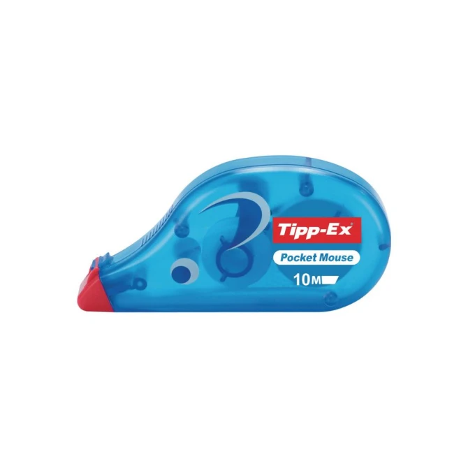Tipp-Ex Pocket Mouse Correctieroller 42 mm x 10 m Tipp-Ex Pocket Mouse Correctieroller 42 mm x 10 m
