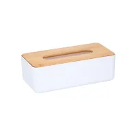 Alpina Tissuebox 26 x 13 x 8.6 cm Hout Wit Alpina Tissuebox 26 x 13 x 8.6 cm Hout Wit