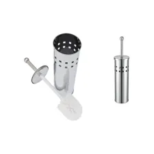 Toiletgarnituur RVS 380mm vloer Toiletgarnituur RVS 380mm vloer