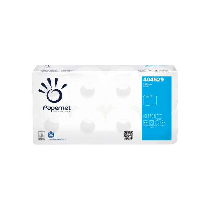 Papernet Toiletpapier Wit (8 rol x 400 vel)