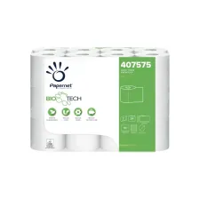 PAPERNET Toiletpapier 2-laags Wit (pak 24 rollen) PAPERNET Toiletpapier 2-laags Wit (pak 24 rollen)