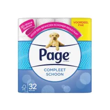 Page Toiletpapier Compleet schoon 2-laags (pak 32 rollen) Page Toiletpapier Compleet schoon 2-laags (pak 32 rollen)