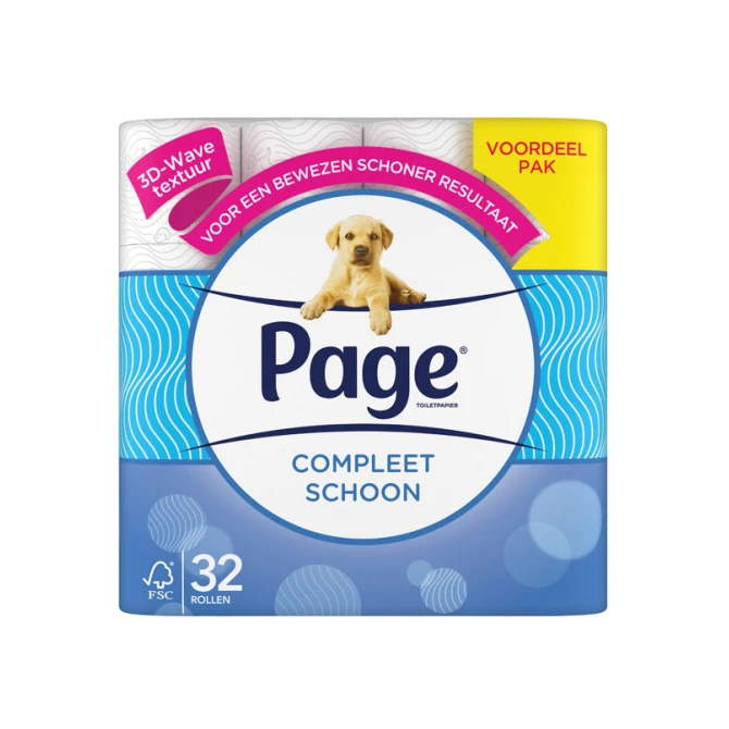 Page Toiletpapier Compleet schoon 2-laags (pak 32 rollen)