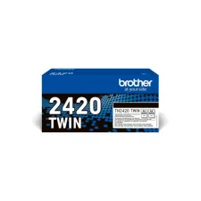 BROTHER TN-2420BK toner zwart dubbelpak (origineel) BROTHER TN-2420BK toner zwart dubbelpak (origineel)