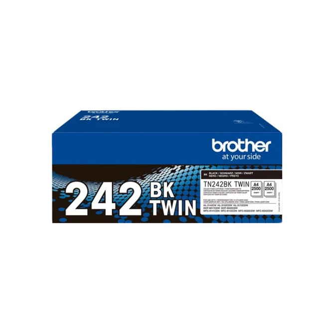 BROTHER TN-242BK toner zwart dubbelpak (origineel)