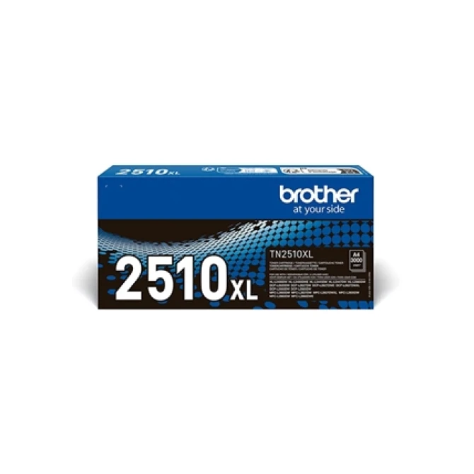 Toner Brother TN-2510XL zwart hoge cap. Toner Brother TN-2510XL zwart hoge cap.