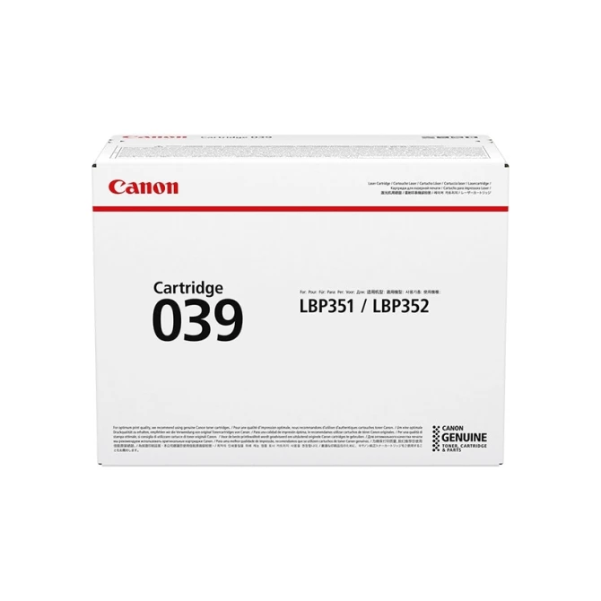 CANON 039 toner zwart (origineel)