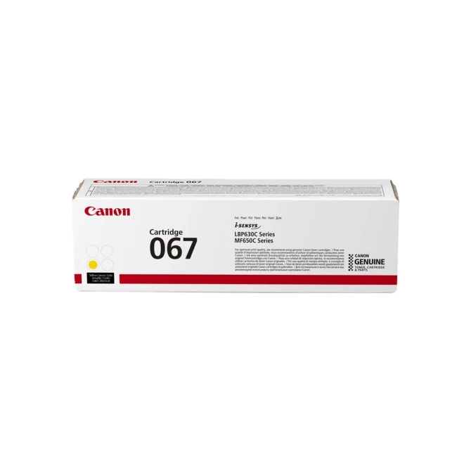 Toner Canon 067 Y geel Toner Canon 067 Y geel
