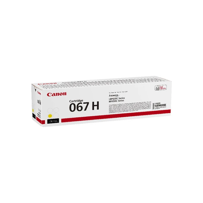CANON 067H Y toner geel hoge capaciteit (origineel)