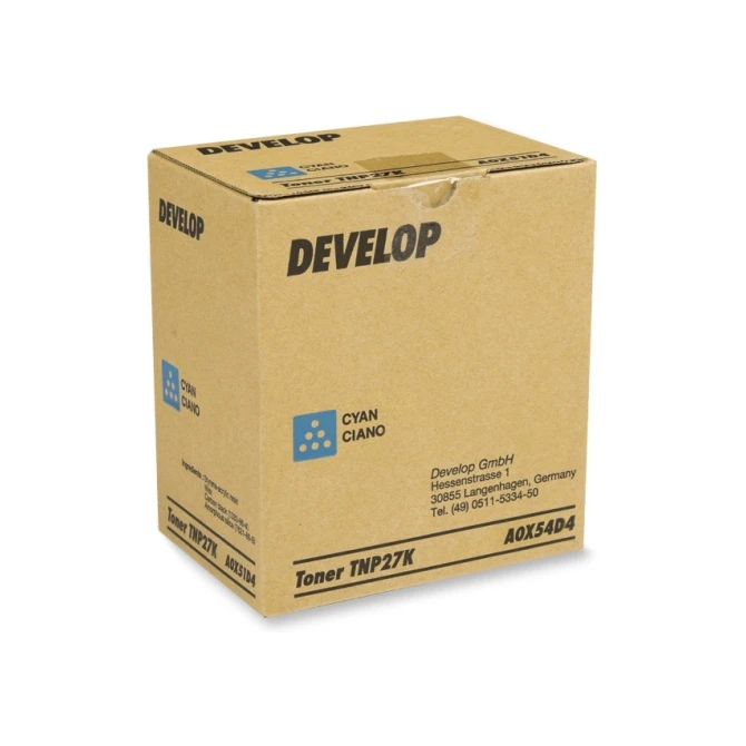 Develop TNP-27C toner cyaan (origineel) Develop TNP-27C toner cyaan (origineel)