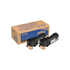 EPSON S050631 toner zwart dubbelpak (origineel)
