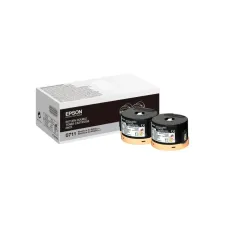 EPSON S050711 toner zwart dubbelpak (origineel)