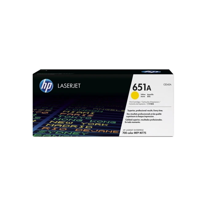 HP 651A (CE342A) toner geel (origineel)