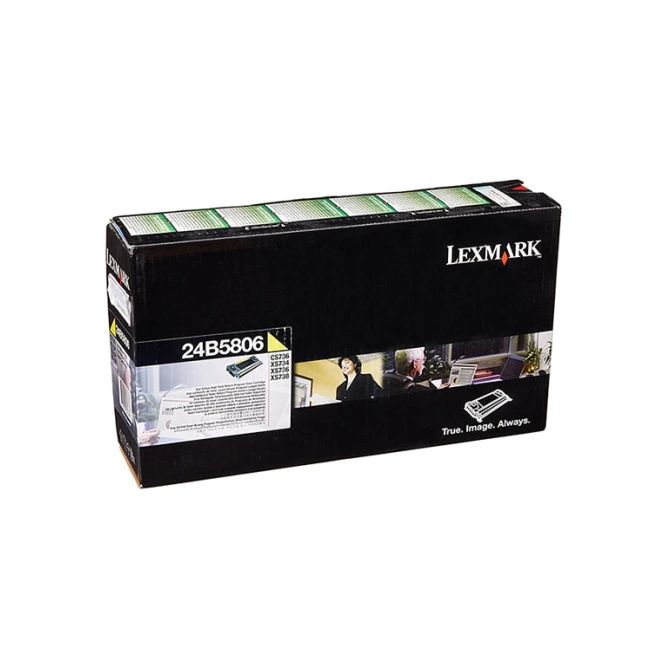 LEXMARK 24B5806 toner geel (origineel)