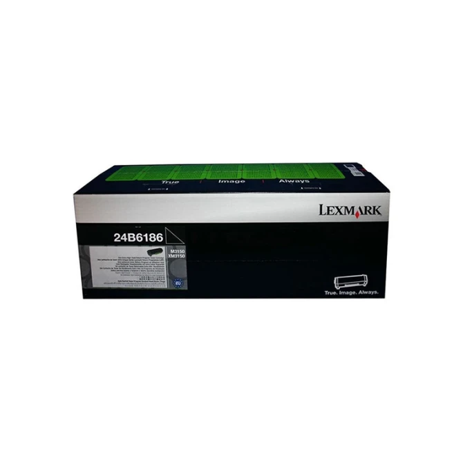 LEXMARK 24B6186 toner zwart (origineel)