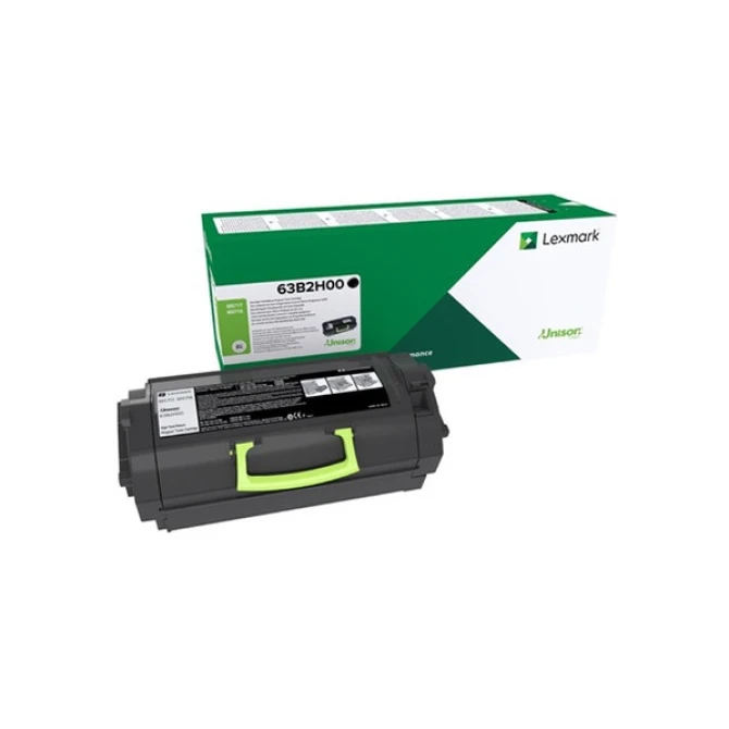 LEXMARK 63B2H00 toner zwart hoge capaciteit (origineel)
