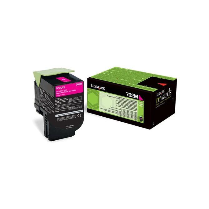 LEXMARK 702M (70C20M0) toner magenta (origineel) LEXMARK 702M (70C20M0) toner magenta (origineel)