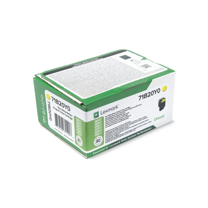 LEXMARK 71B20Y0 toner geel (origineel)