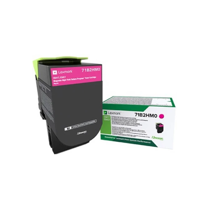 LEXMARK 71B2HM0 toner magenta hoge capaciteit (origineel) LEXMARK 71B2HM0 toner magenta hoge capaciteit (origineel)
