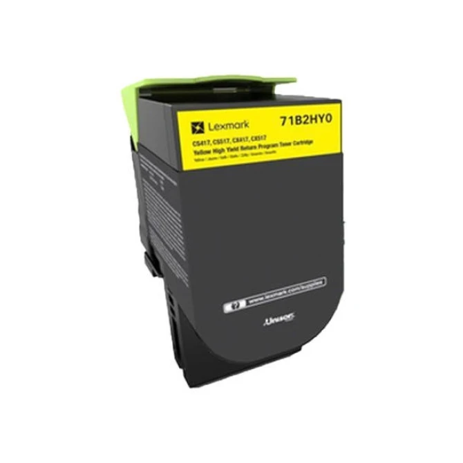 LEXMARK 71B2HY0 toner geel hoge capaciteit (origineel)