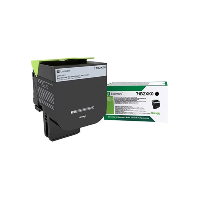 LEXMARK 71B2XK0 toner zwart extra hoge capaciteit (origineel)