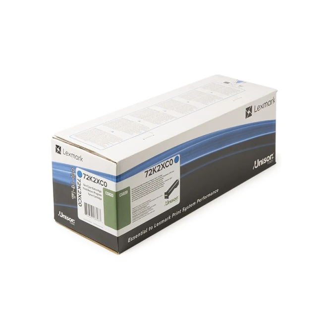 LEXMARK 72K2XC0 toner cyaan hoge capaciteit (origineel)