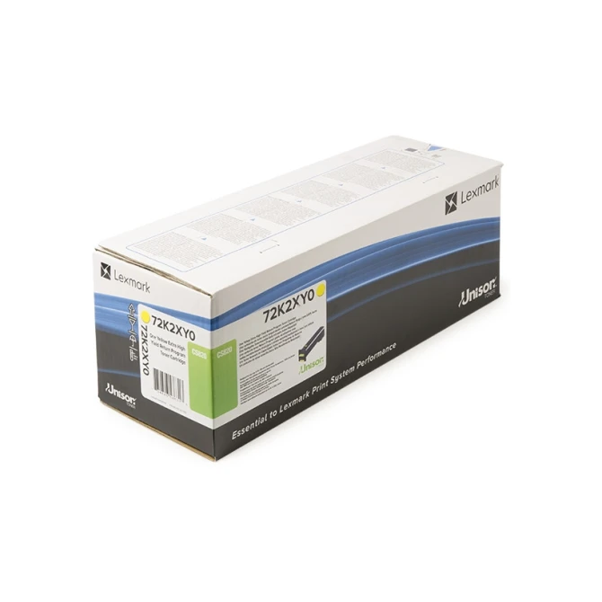 LEXMARK 72K2XY0 toner geel hoge capaciteit (origineel)