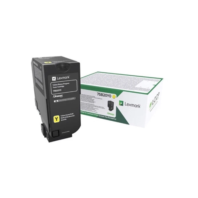 LEXMARK 75B20Y0 toner geel (origineel)