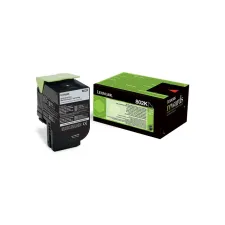 LEXMARK 802K (80C20K0) toner zwart lage capaciteit (origineel) LEXMARK 802K (80C20K0) toner zwart lage capaciteit (origineel)