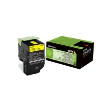 LEXMARK 802Y (80C20Y0) toner geel lage capaciteit (origineel) LEXMARK 802Y (80C20Y0) toner geel lage capaciteit (origineel)