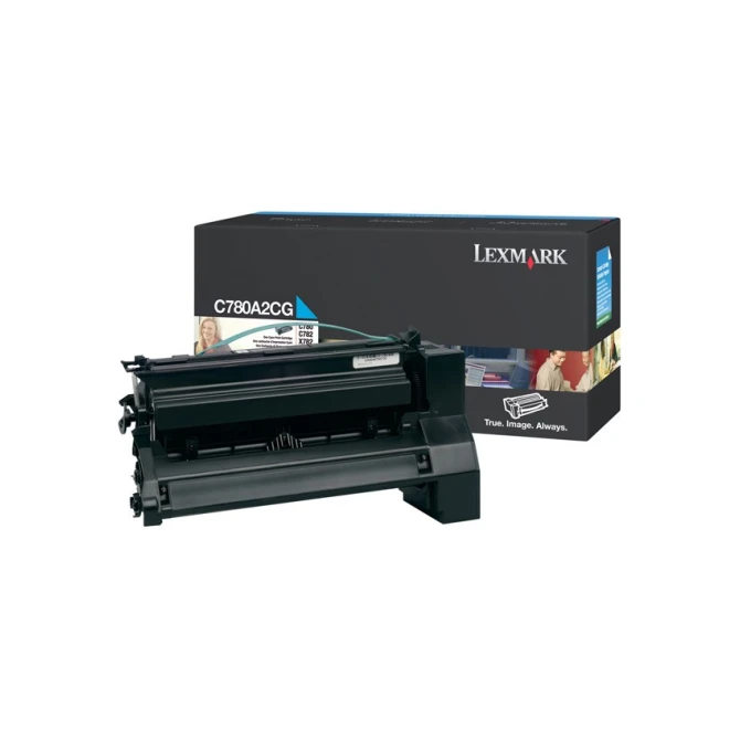 LEXMARK C780A1CG toner cyaan (origineel)