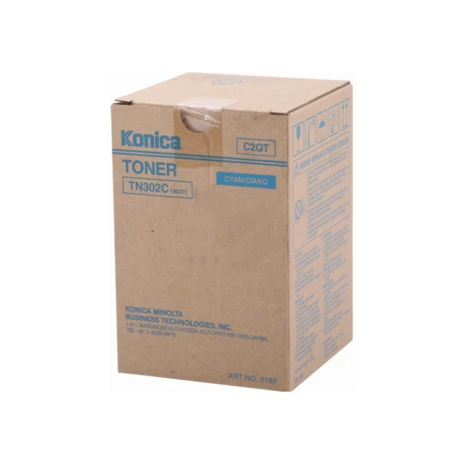 Minolta Konica TN-302C (018P) toner cyaan (origineel)