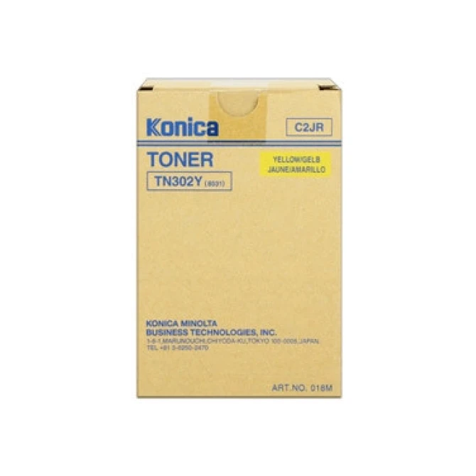 Minolta Konica TN-302Y (018M) toner geel (origineel)