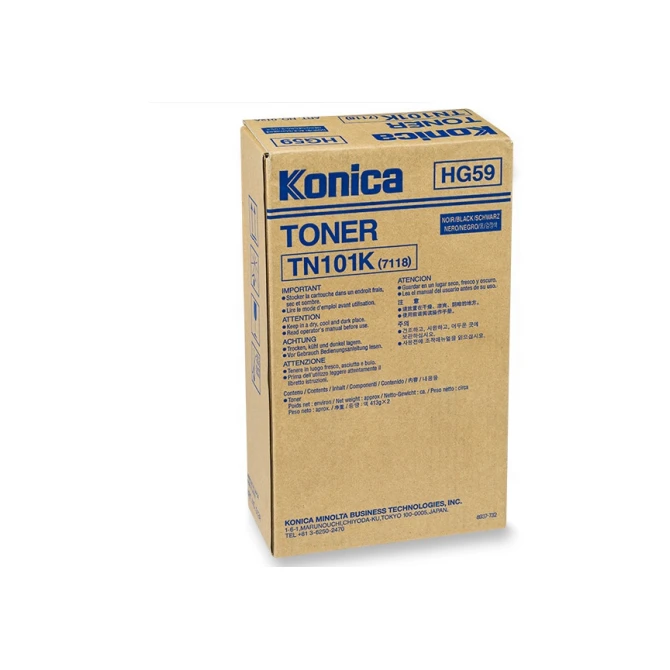 Minolta Konica Minolta TN101K (8937-732) toner zwart 2 stuks (origineel)