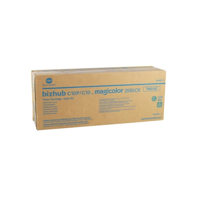 Minolta Konica Minolta TN212C (A00W372) toner cyaan (origineel) Minolta Konica Minolta TN212C (A00W372) toner cyaan (origineel)