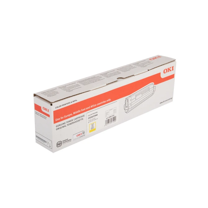 Oki 46861305 toner geel hoge capaciteit (origineel)