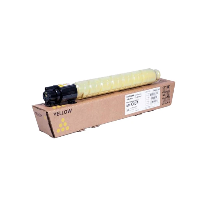 RICOH type MP C407 toner geel hoge capaciteit (origineel)