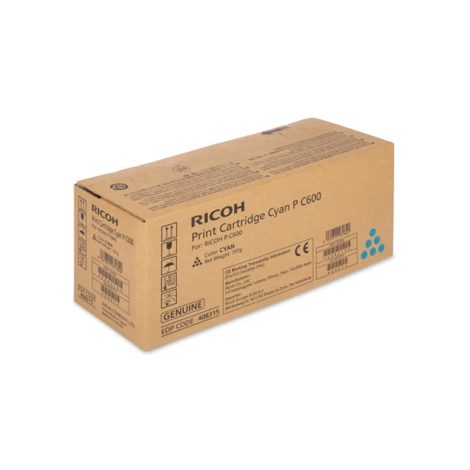 RICOH type P C600 toner cyaan (origineel)