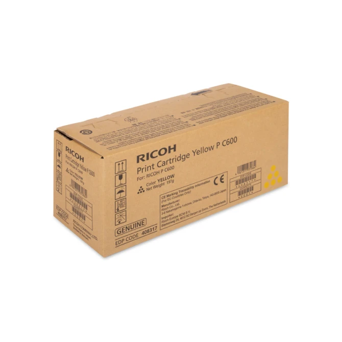 RICOH type P C600 toner geel (origineel)