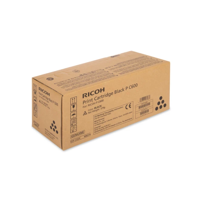 RICOH type P C600 toner zwart (origineel)