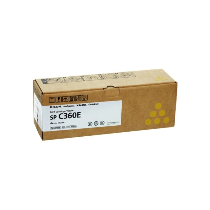 RICOH type SP C360E toner geel (origineel)