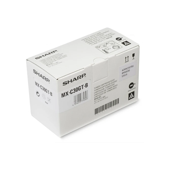 Sharp MX-C30GTB toner zwart (origineel) Sharp MX-C30GTB toner zwart (origineel)