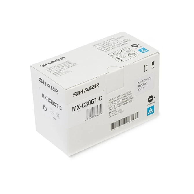 Sharp MX-C30GTC toner cyaan (origineel) Sharp MX-C30GTC toner cyaan (origineel)