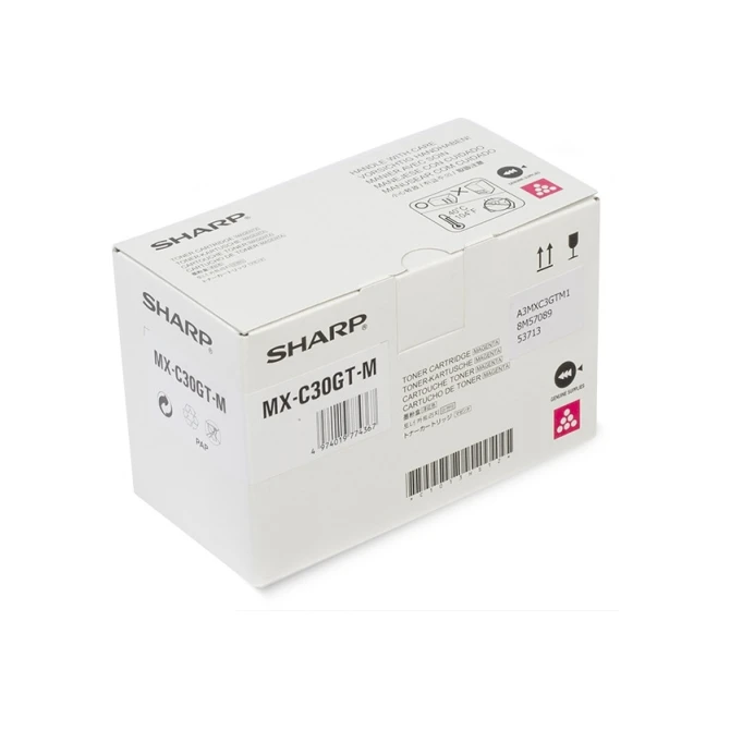 Sharp MX-C30GTM toner magenta (origineel) Sharp MX-C30GTM toner magenta (origineel)