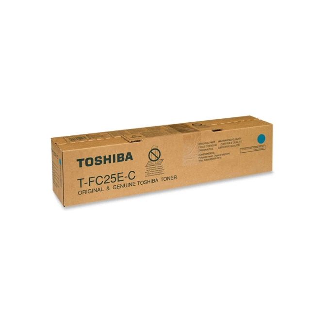 Toshiba T-FC25E-C toner cyaan (origineel)